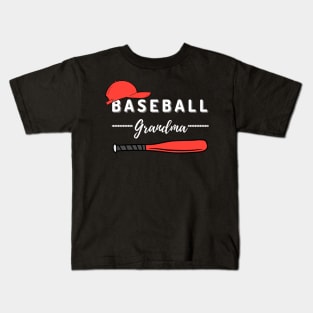 Baseball Grandma Kids T-Shirt